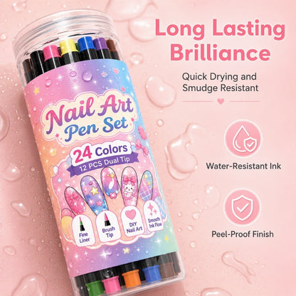 Nail art product demonstration image