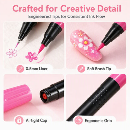 Nail art product demonstration image