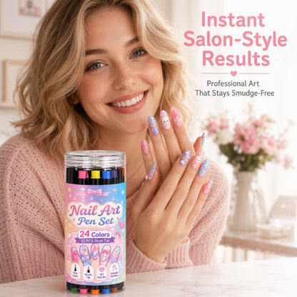 Nail art product demonstration image