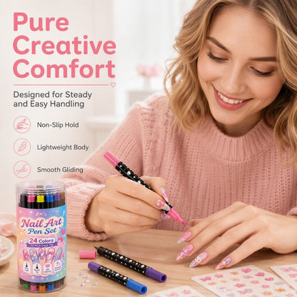 Nail art product demonstration image