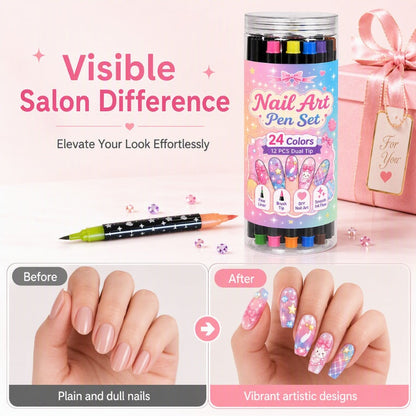 Nail art product demonstration image