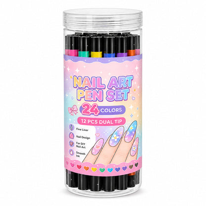Nail art product demonstration image